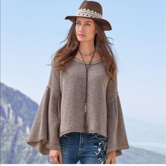 Sundance Sweaters - SUNDANCE: Melaga Bell Sleeve Sweater